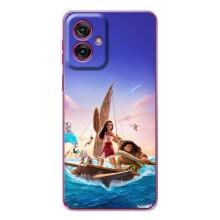 Чехол с мультфильмом Моана Motorola Moto G55 (Моана и Мауи)