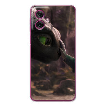 Чехол как приручить дракона на Motorola Moto G55 (Сцена з драконом)