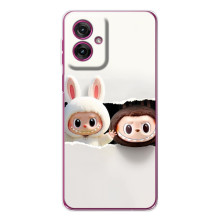 Чехол с Лабубу на Motorola Moto G55 (Лабубу)