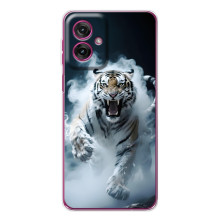 Чехол с картинкой «Хищники» для Motorola Moto G55 – Тигр