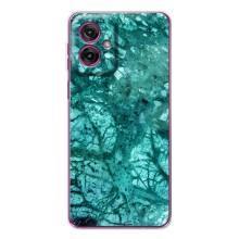 Мраморний чехол на Motorola Moto G55 (VPrint) (Зелений мрамор)