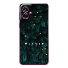 Новорічні, Святкові Чохли для Motorola Moto G55 - 2024 год (Winter)