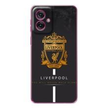 Силиконовые Чехлы принт Футбол на Motorola Moto G55 – Liverpool