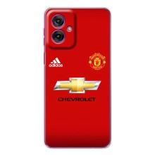 Силиконовые Чехлы принт Футбол на Motorola Moto G55 – Man United