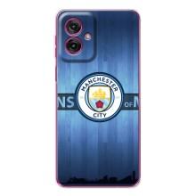 Силиконовые Чехлы принт Футбол на Motorola Moto G55 – ManCity