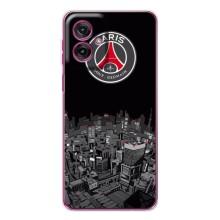 Силиконовые Чехлы принт Футбол на Motorola Moto G55 – PSG