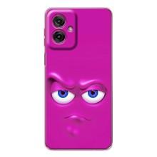 Чохли (ТПУ) (смішні стікери) для Motorola Moto G55 – Хитра мордочка