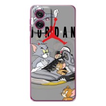 Силиконовый Чехол Nike Air Jordan на Мото Джи 55 (Air Jordan)