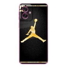 Силиконовый Чехол Nike Air Jordan на Мото Джи 55 (Джордан 23)