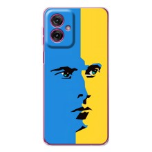 Украинские Чехлы для Motorola Moto G55 с картинкой УПА (AlphaPrint) (Степан Бандера)