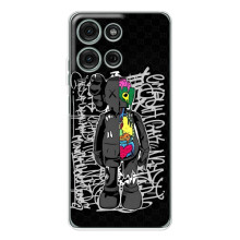 Чехлы для Motorola MOTO G56 - Bearbrick Louis Vuitton (PREMIUMPrint) (Стиль Bearbrick)