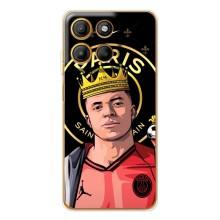 Чехол (TPU) с Футболистом на Motorola MOTO G56 (Mbappe King)
