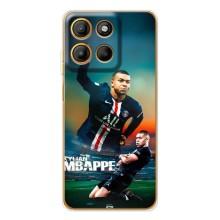 Чехол (TPU) с Футболистом на Motorola MOTO G56 (MBAPPE)