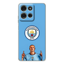 Чехлы с футболистом Ерлинг Холанд для Motorola MOTO G56 (AlphaPrint) (Холанд Манчестер Сити)