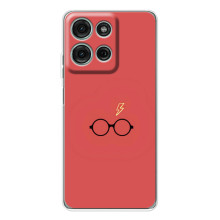 Чехлы с Гарри Поттером для Motorola MOTO G56 (AlphaPrint) (шрам и очки)