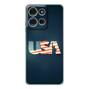 Чехол Флаг USA для Motorola MOTO G56 – USA