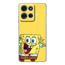 Чехол Губка Боб для Мото Джи56 (Губка Боб)