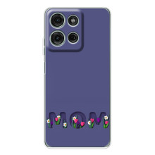 Чехлы для мамы на Motorola MOTO G56 (Мама в цветах)