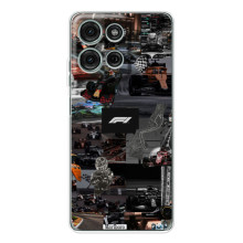 Чехол Формула1 на Motorola MOTO G56 – Коллаж Ф1