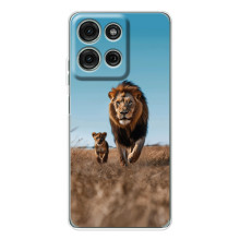 Чехол Король лев на Мото Джи56 (Мусафа и Симба)