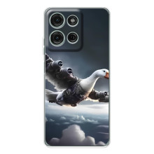 Чохол з мемом Тралалело тралала на Motorola MOTO G56 (Бомбардіні гусіні)