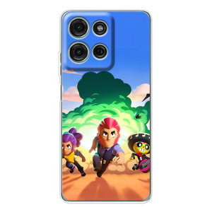 Силіконовый Чохол на Motorola MOTO G56 з картинкою Brawl Stars – Бравел Старс
