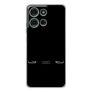 Силіконовий бампер з картинкою машини на Motorola MOTO G56 – Сілует Audi