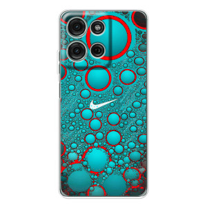 Силиконовый Чехол на Motorola MOTO G56 с картинкой Nike – Найк зеленый
