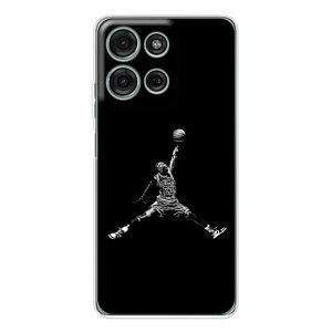 Силиконовый Чехол Nike Air Jordan на Мото Г56 – Джордан