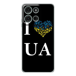 Силиконовый Чехол на Motorola MOTO G56 (Я-Украина) (I Love UA)