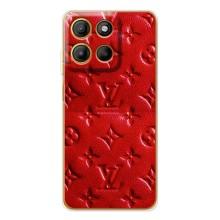Текстурный Чехол Louis Vuitton для Мото Г56 (Красный ЛВ)