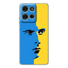 Украинские Чехлы для Motorola MOTO G56 с картинкой УПА (AlphaPrint) (Степан Бандера)