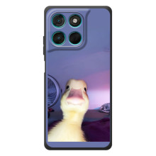 Бампер з принтом Меми для Motorola Moto G57 Power – Качка