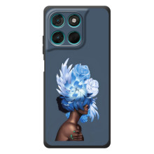 Чехлы (ART) Цветы на Motorola Moto G57 Power (VPrint) (Цветы на голове)