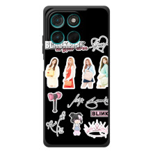 Чохли з картинкою для Motorola Moto G57 Power – Арт блекпінг