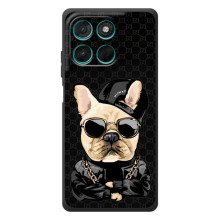 Чехлы с крутыми принтами для Motorola Moto G57 Power - (PREMIUMPrint) (Стильная собака)