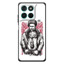 Чехлы для Motorola Moto G57 Power с принтом Тараса Шевченко (AlphaPrint) (Козак Шевченко)