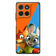 Чехлы ЗВЕРОПОЛИС для Motorola Moto G57 Power – Ник и Хопс