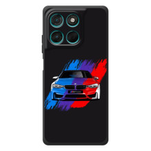 Чехол BMW для Моторола Мо́то G57 Павер (Цветная БМВ)