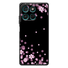 Чохол для Мо Motorola Мо G57 Павер - з принтом (Дизайнерські) (AlphaPrint) (Квіти маленькі)