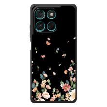 Чохол для Мо Motorola Мо G57 Павер - з принтом (Дизайнерські) (AlphaPrint) (Маленькі квіти)