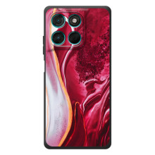 Чохол для Мо Motorola Мо G57 Павер - з принтом (Дизайнерські) (AlphaPrint) (Мрамор червоний)