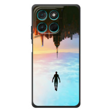 Чехол с человеком пауком для Motorola Moto G57 Power - (AlphaPrint) (Паук человек)