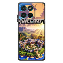 Чохол майнкрафт для Motorola Moto G57 Power – MINECRAFT