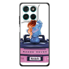 Чехол с печатью для Motorola Moto G57 Power - (Мода) (AlphaPrint) – На машине