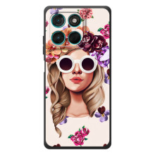 Чехол с картинкой Модные Девчонки Motorola Moto G57 Power – Девушка в очках