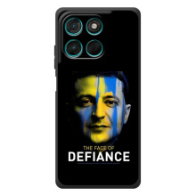 Чехол для Motorola Moto G57 Power (AlphaPrint - с принтом Зеленского) – В. Зеленский