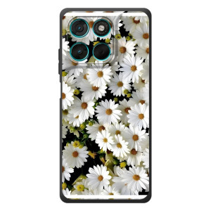 Чехол с ромашками на Motorola Moto G57 Power – Рамка в ромашках