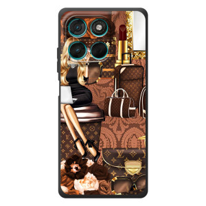 Чехол Стиль Louis Vuitton на Motorola Moto G57 Power – Мода Луи Виттон