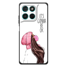 Чехол Стильные девушки на Motorola Moto G57 Power (Девушка в маске)